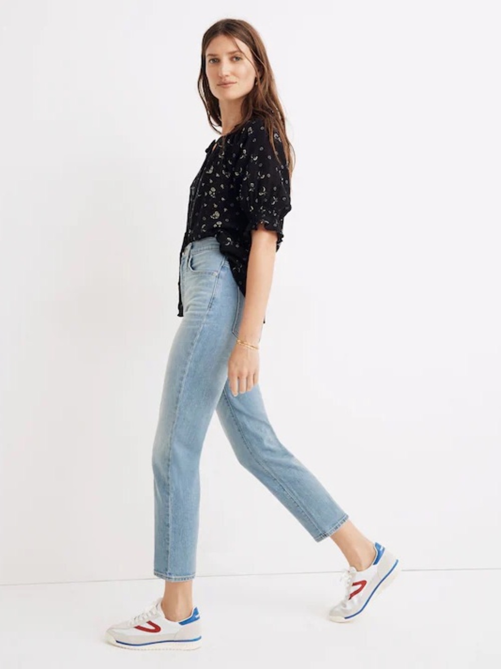 Madewell Classic Straight Jeans in Meadowland Wash size 25 - Picture 4 of 9